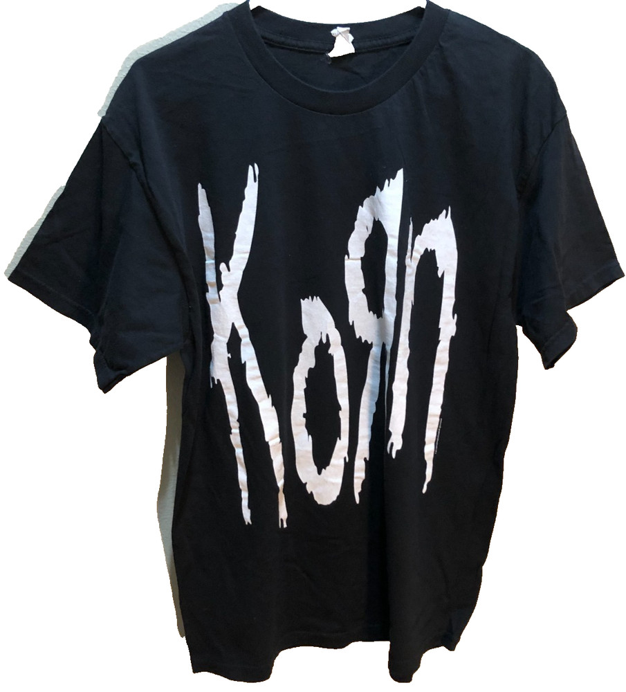 Korn Heavy Band Alstyle Metal Alternative Nu Music Drip Black T-Shirt L