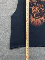 Krisiun 2019 Tour T-Shirt Size XL Cutoff Muscle Tee Cropped Waist Metal Band Tee