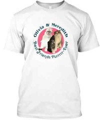 Olivia And Meredith Best Friends Purever T-Shirt Made in the USA Size S to 5X…