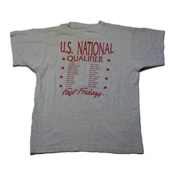 Vintage 1992 Fast Fridays Speedway Motorcycle Racing Shirt SMALL US National **
