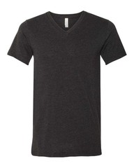 Bella+Canvas 3005CVC Unisex Heather CVC V-Neck Tee Ultra-Soft Retail Fit Blank T
