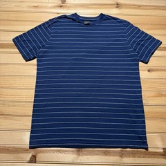 Oakley Regular Fit Horizontal Striped Pattern Surf Skate T-Shirt Men’s Large