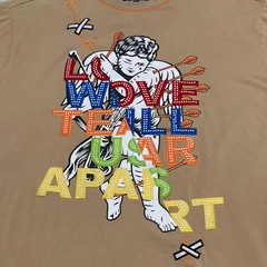 Frost Originals Love Will Tear Us Apart Cupid Graphic Beige Men’s Beaded 3XB