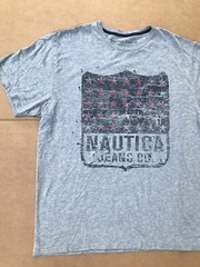 Nautica Jeans Company stars gray Tshirt 3XL real and genuine from USA seller