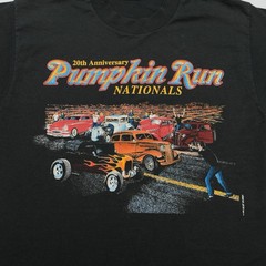 Vtg Fruit of the Loom Best T Shirt Mens Size M Black 90s Vintage Single Stitch