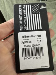 Black Rifle Coffee Company In Brass We Trust T Shirt 3XL New