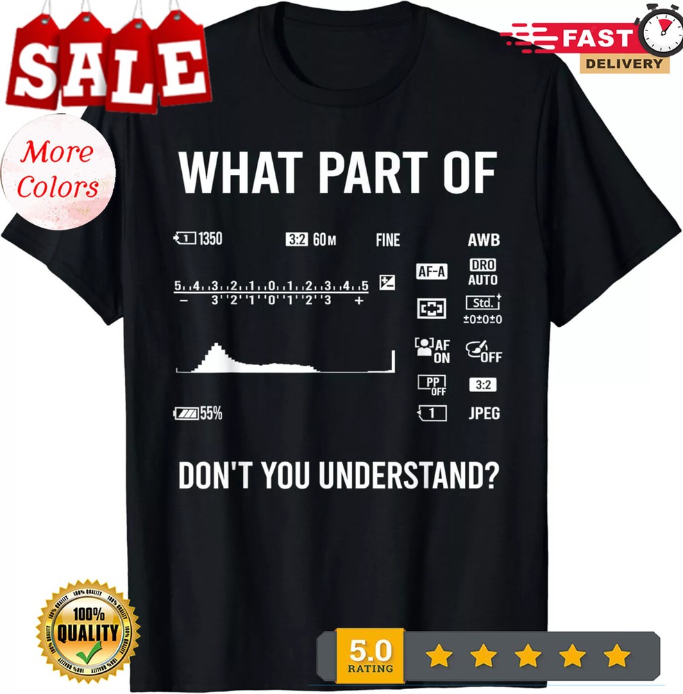 Cool Photography Art For Men Women Camera Photographer Gift Unisex T-Shirt