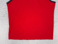 Tommy Hilfiger Jeans Shirt Adult Large Red Tank Sleeveless Scoop Nec Cotton READ