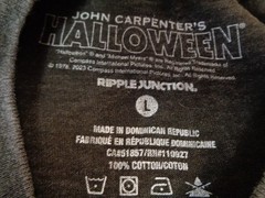 Michael Myers 🎃 Bloody Disgusting Large T-shirt Halloween 2 Sided Pure Evil NWT