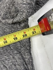 Outerknown Slub T-Shirt Men Large Gray Organic Cotton Double Cloth Lined Thermal