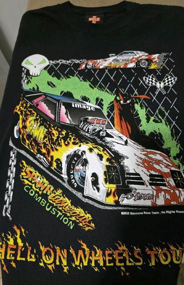 Spawn Race Car Racing Image Comics Longsleeve T Shirt Medium