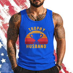 Trophy Husband Funny design for Cool Father or Dad Tank Top