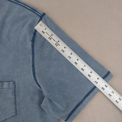 32 Bar Blues Large Mens T Shirt Pocket Stretch Boxy 23×28