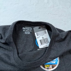 Dickies Performance Tee Mens XL Charcoal New Temp-iQ Cooling Pocket T-Shirt