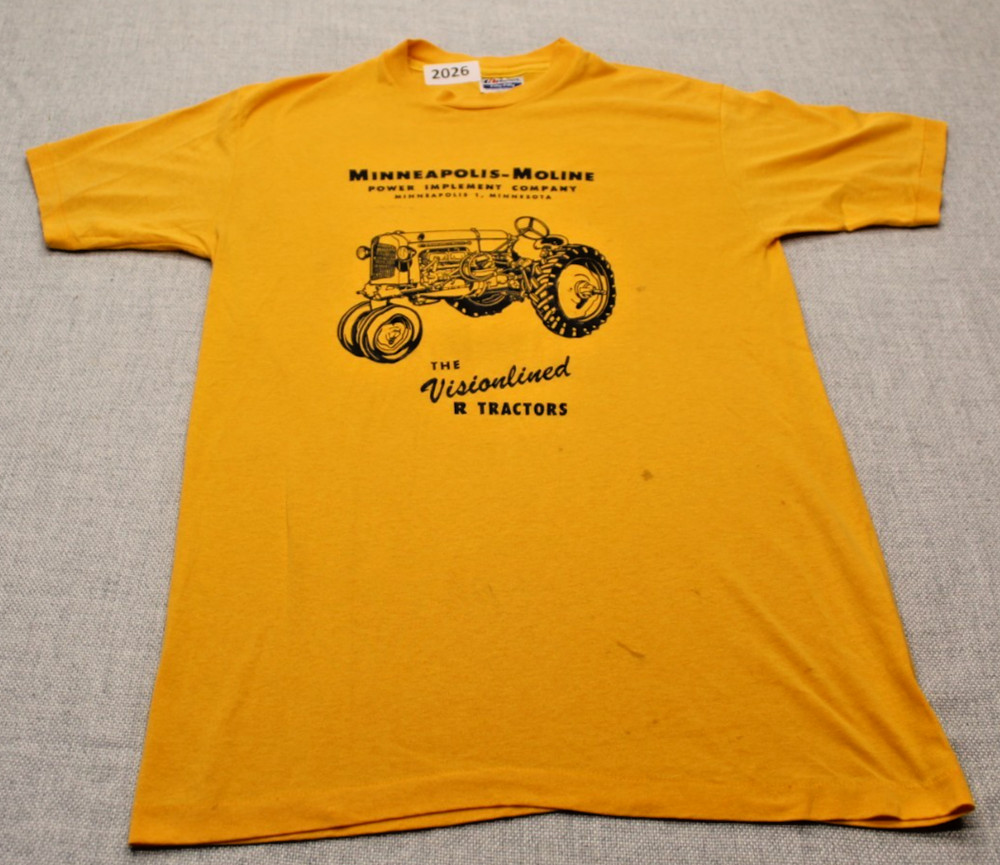 Vintage Minneapolis Moline Tractor Single Stitch T Shirt Men’s M 38-40