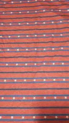 Americana Tee T-Shirt Stars And Stripes Color Size XL/XG 46-48 (LOC TUB-94)