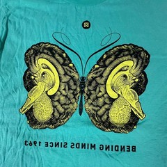 Tultex Ann Arbor Film Festival T-Shirt Large Green Mens Graphic Short Sleeve