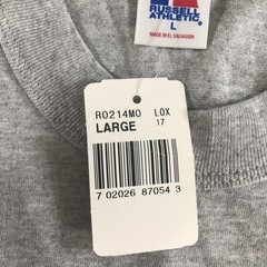 Vintage Russell Athletic Shirt Mens Large Heather Gray Sleeveless Muscle Tank