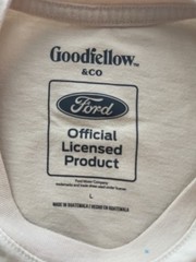 Goodfellow & Co Ford Bronco Graphic Logo T-Shirt Crew Neck Beige Men’s L
