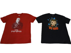 Funko POP! Tees The Lost Boys David and Die Hard John McClane XL Shirts w/ Boxes