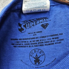 Delta Pro Weight Men’s Large Blue Superman Suit T-Shirt