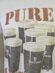 NEW Junk Food Men T-shirt Color White Size Xs Pure Genius Beer