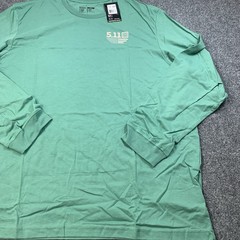 5.11 Tactical Shirt Mens 3XL Green Graphic Print Long Sleeve Crew Neck NWT
