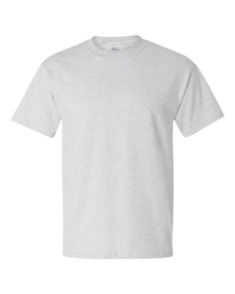 Hanes 5180 Mens Cotton Crew Neck T Shirt Plain Stylish Blank Tee Beefy-T T-Shirt