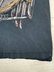 Vintage Slayer T Shirt 90s Rock Band Distrissed Men Size L black
