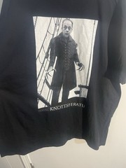Don Knotts Knottsferatu Vampire Spoof TShirt Size XXL Black Cotton Preowned Good