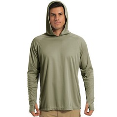 Men’s Sun Protection Hoodies UPF 50+ Quick Drying Outdoor Sport Performance Tops