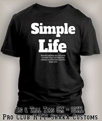 Mens 8XL Big Tall Simple Life Sneaker Tee Shirt Greystone Big Sizes Streetwear T