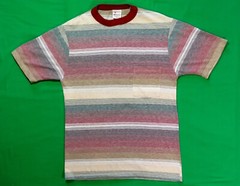 Mojave Vintage T Shirt 1970’s Surf Beach Clothing Striped Hang Ten OP Esque