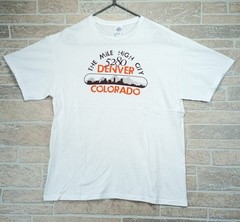 Vintage Denver Colorado Shirt XL The Mile High City 5280 Skyline Logo Souvenir
