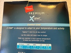 Hanes Premium X-temp Men’s T-Shirts Pack Of 4 Tagless Comfort Crew Neck Tees