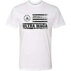 Ultra MAGA Joe Biden Funny Trump T-shirt Political Shirts Trump 2024 USA Flag