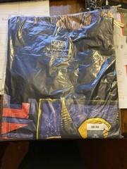 X-Men Shirt ADULT BLACK WOLVERINE BROWN SUIT Marvel