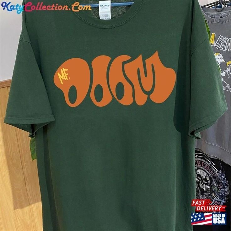 Mf Doom Hip Hop Logo Green Cotton T-Shirt Full size S-5XL HL892
