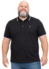 men’s short sleeve cotton polo shirt with collar PLUS SIZES from 2xl to 10xl