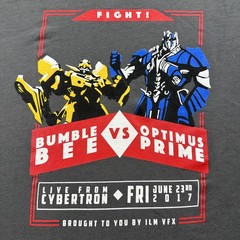 Transformers T-Shirt Mens XL Gray ILM Industrial Light & Magic VFX Cast Crew