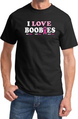Breast Cancer Awareness T-shirt I Love Boobies