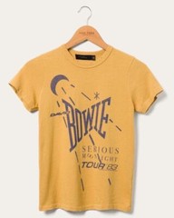 David Bowie Serious Moonlight Tour 83 Graphic Reprint Unisex T Shirt