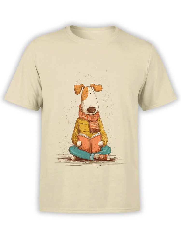 Bookish Pup Dog T-Shirt | Unisex