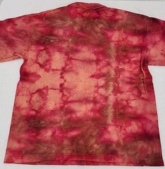 Men’s XXL Lot of Shirts Various Brands and Types Upcycled Procion Ice Tie Dyed