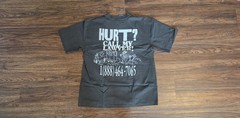 MARKET Gray Smiley “HURT? CALL MY LAWYER!” Graphic Crew Neck T-Shirt XXL