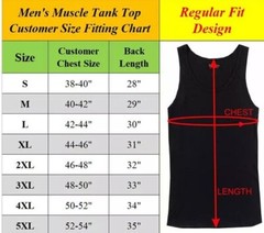 Men’s Performance Muscle Sleeveless Tank Tee ( Size S-5XL ) NEW Free Shipping