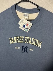 New 2007 NY New York Yankees Yankee Stadium Men’s Blue Large Baseball t-Shirt