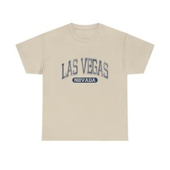 Las Vegas Nevada Vintage Varsity Letters DistressedVintage Retro Tee