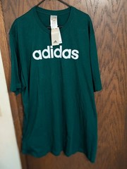 TOP QUALITY ADIDAS COLLEGIATE GREEN SHIRT 3XLT NWT NO RETURNS WRONG SIZE/COLOR