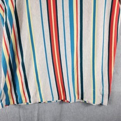 Vox Populi Brooklyn Shirt Mens L Multicolor Stripe Graphic Tee Jersey Knit